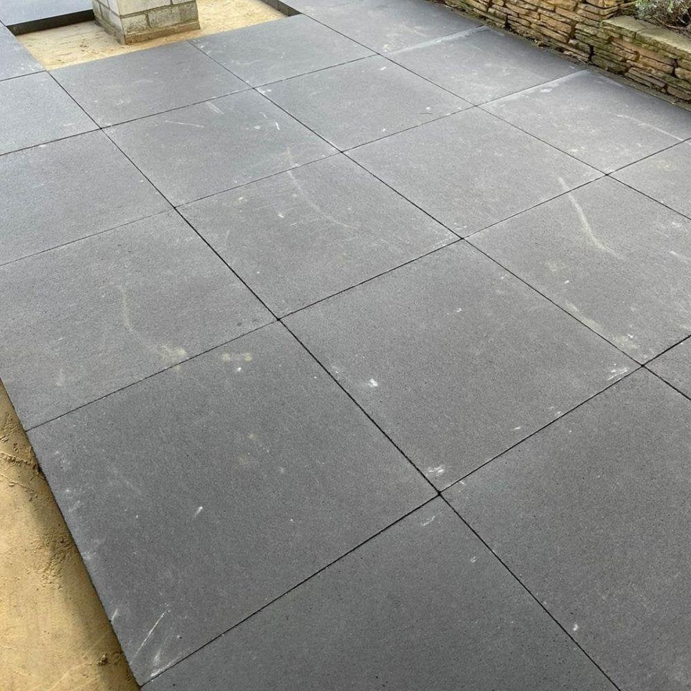 Goedkope Betontegel 60x60, Antraciet Tuintegel