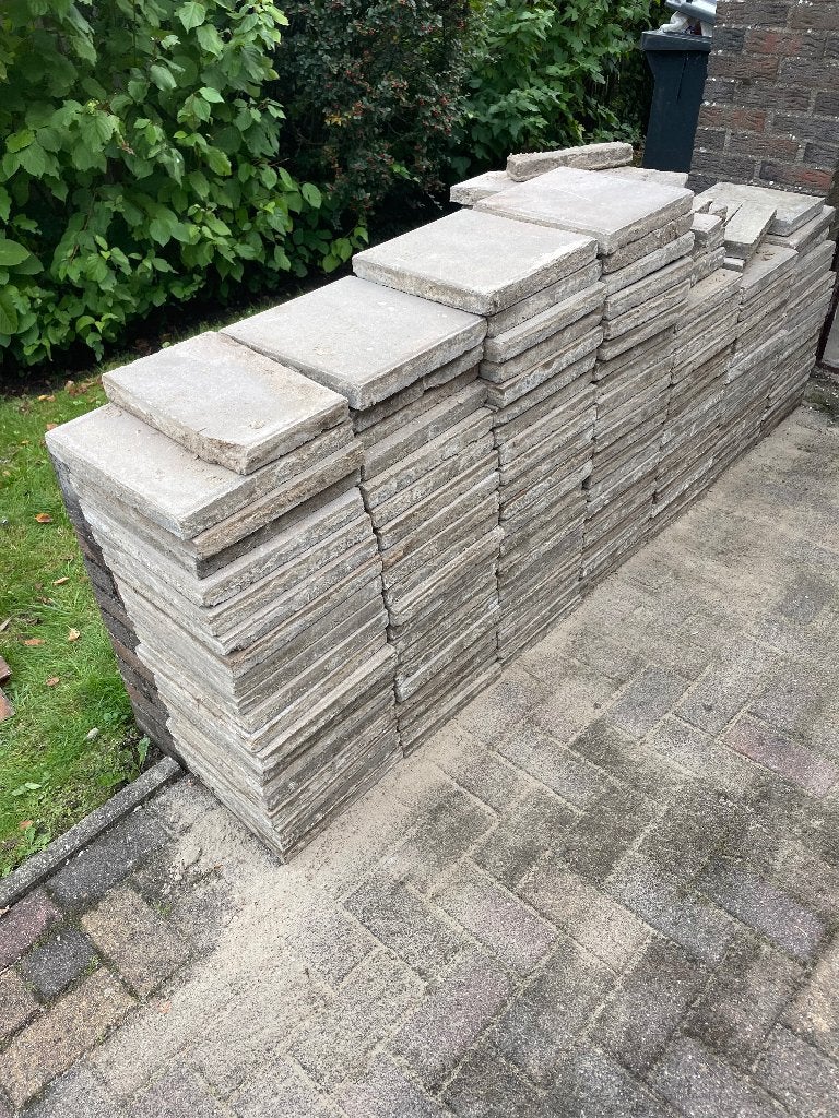 30x30 tegels GRATIS AFHALEN, Tuin en Terras, Ophalen, Gebruikt, Beton, Terrastegels