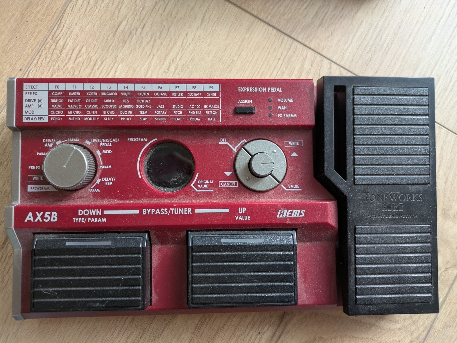 Korg AX5B ToneWorks Multi-effect Gitaarpedaal, Ophalen of Verzenden, Gebruikt, Delay of Echo