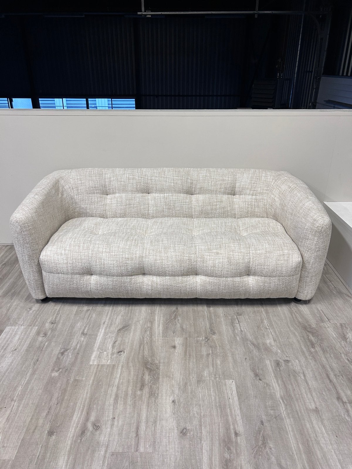 2,5- zits Bank Piemonte Beige, Ophalen, Driepersoons, 75 tot 100 cm, Zo goed als nieuw