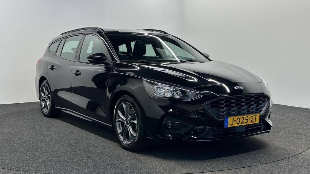 Ford Focus Wagon 1.0 EcoBoost ST Line X Business CARPLAY, Auto's, Stof, Gebruikt, Met garantie (alle), Zwart