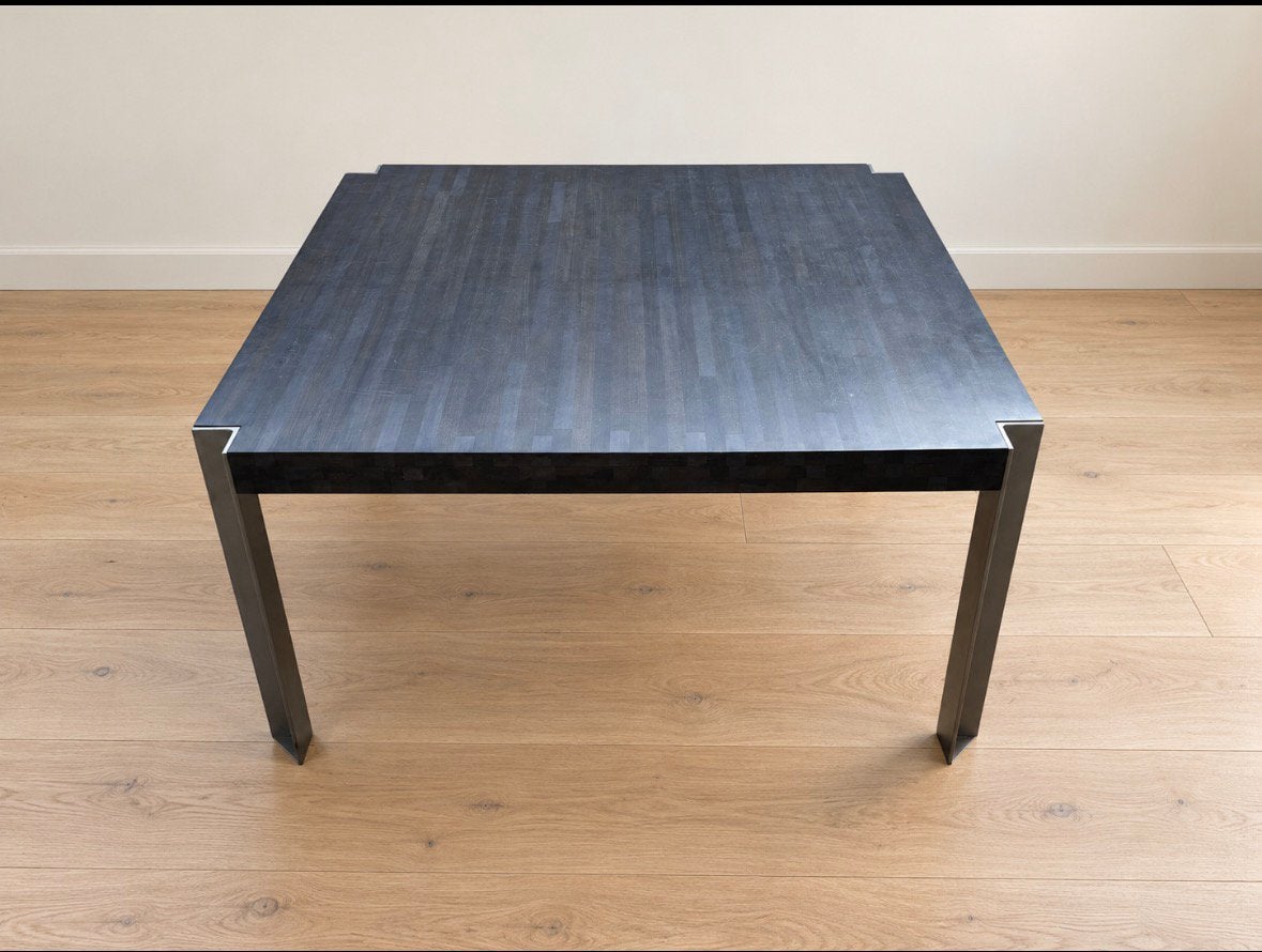 Linteloo design eettafel Henk Vos – 140  140 cm, Huis en Inrichting, Ophalen, 100 tot 150 cm, ., Zo goed als nieuw