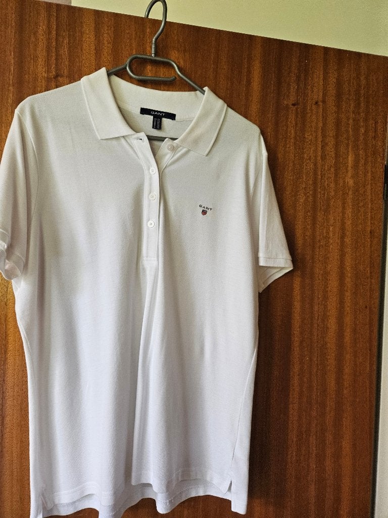 Gant dames polo nieuw wit XXL, Wit, Maat 42/44 (L), Nieuw, Ophalen of Verzenden