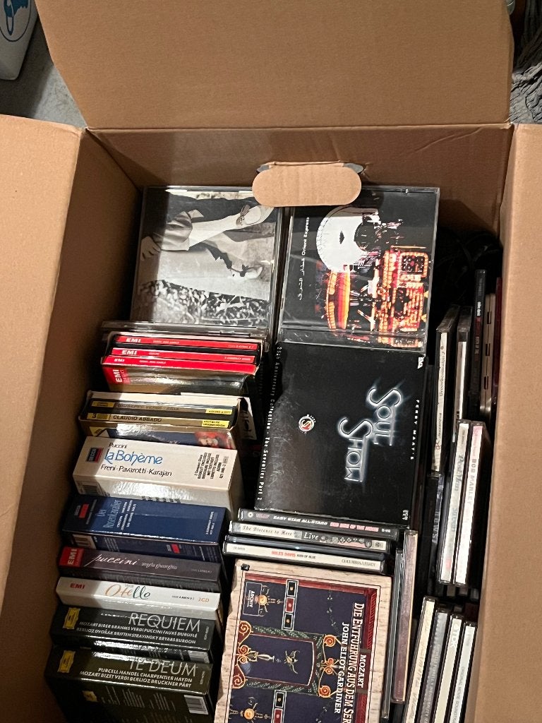 50 euro voor 2 dozen CD's, Cd's en Dvd's, Ophalen, Gebruikt, Overige genres