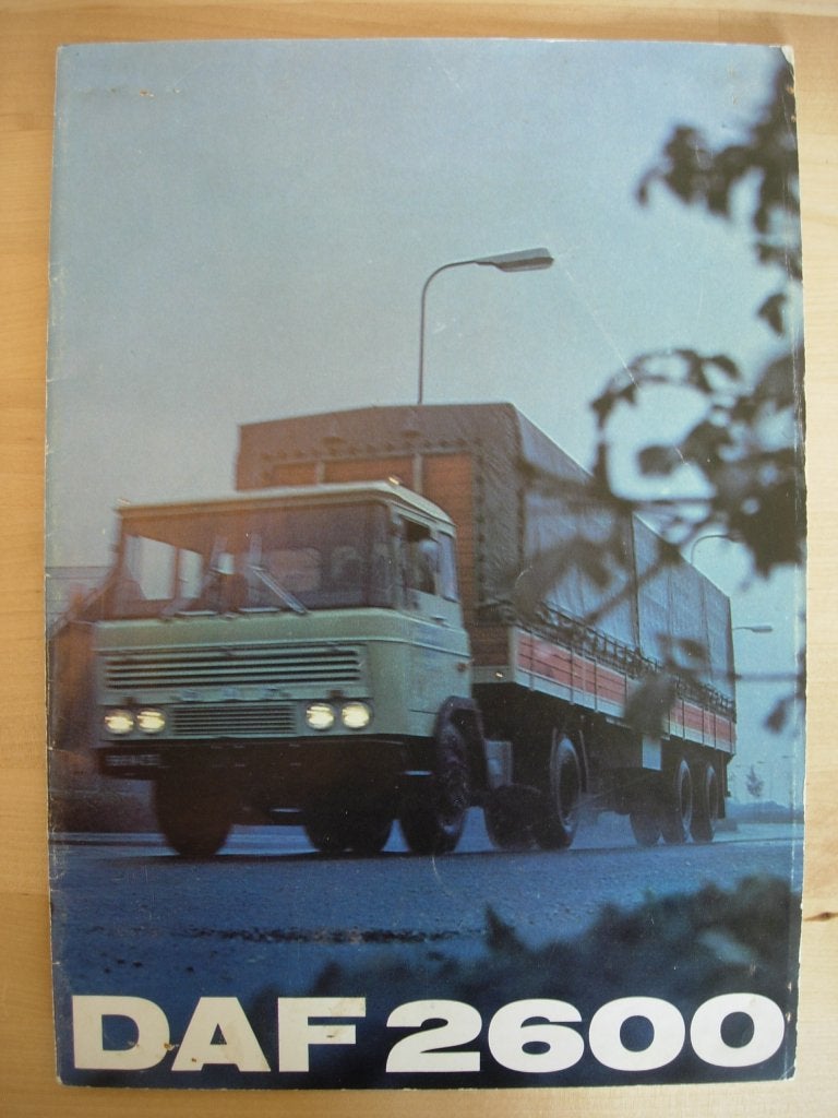 DAF 2600 Brochure 1970 – F2600, Ophalen of Verzenden, Zo goed als nieuw, Overige merken, DAF