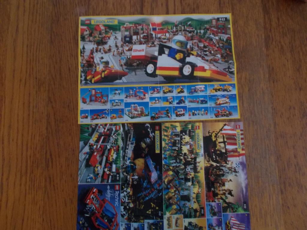 lego folders 1989 legoland  2 stuks, Ophalen of Verzenden, Gebruikt, Lego