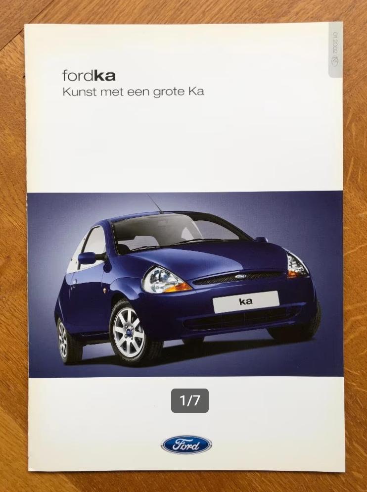 Ford Ka folder 2002, Ford, Verzenden, Nieuw, Ford