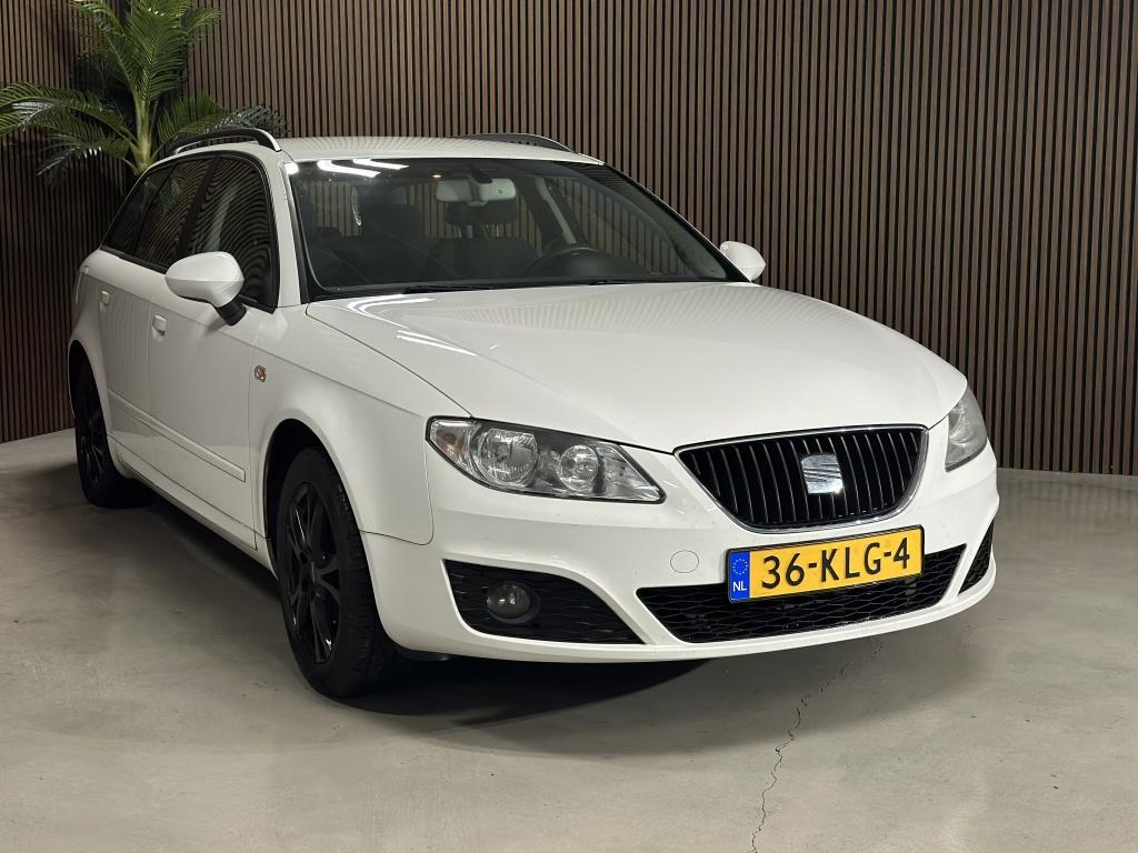SEAT Exeo ST 1.6 Reference (bj 2010), Auto's, Seat, Stof, Gebruikt, 4 cilinders, Wit