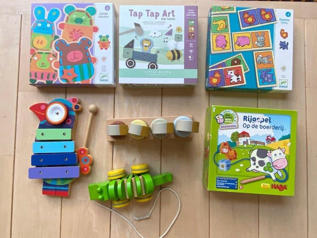 Groot houten speelgoedpakket!, Kinderen en Baby's, Ophalen of Verzenden, Gebruikt