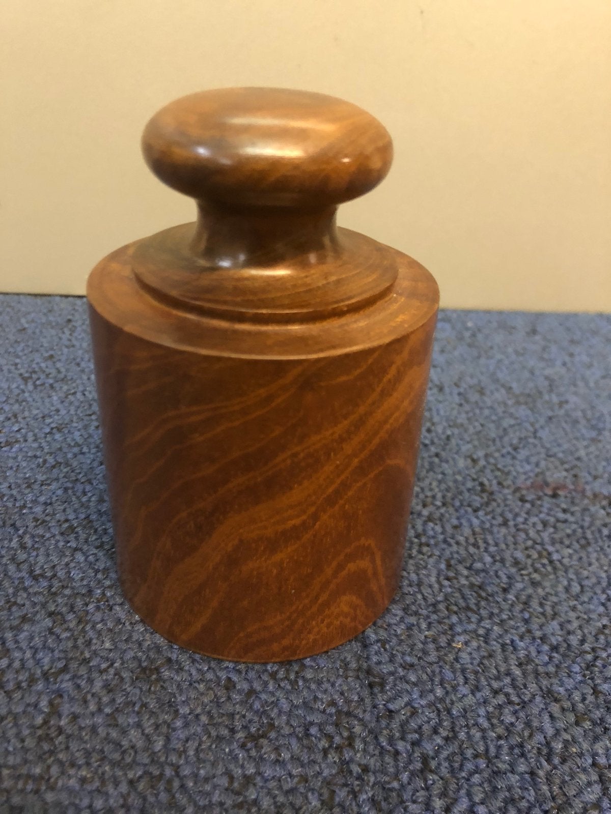Hout knopgewicht W.R. Abendanon Paramaribo, Ophalen of Verzenden, Zo goed als nieuw