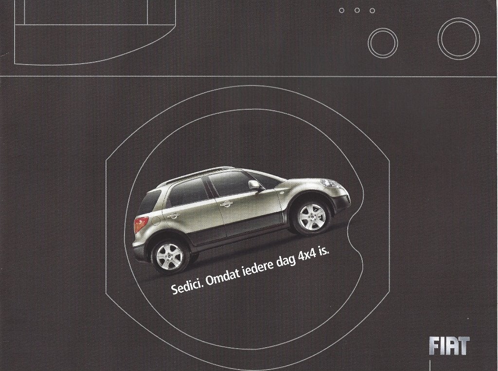 Brochure Fiat Sedici 2006, Ophalen of Verzenden, Gelezen, Overige merken