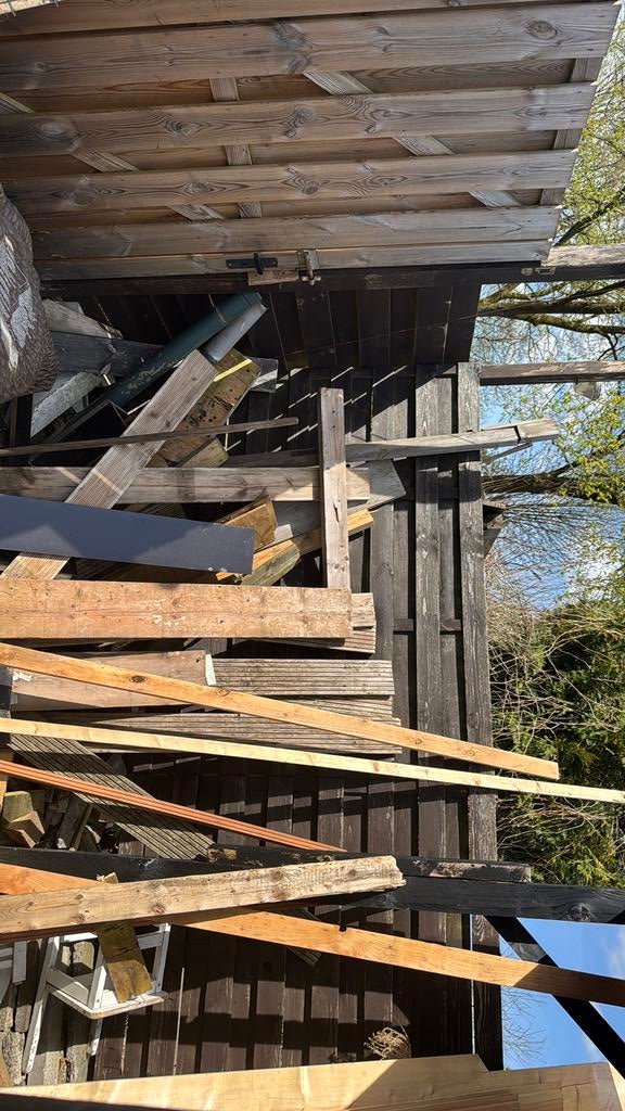 Hout - Gratis!, Doe-het-zelf en Verbouw, Hout en Planken, Ophalen, Zo goed als nieuw, Overige houtsoorten, Minder dan 200 cm