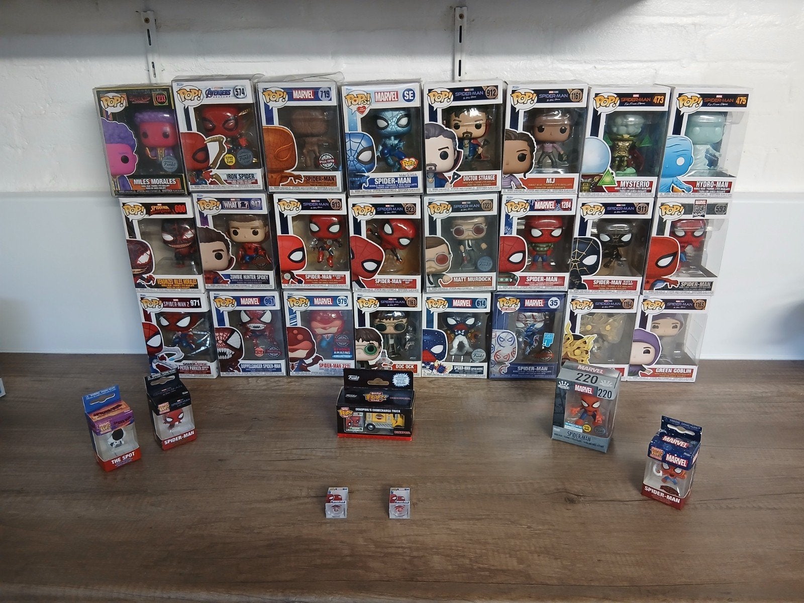 Funko Pops marvel deadpool spider man- Limited Edition, Ophalen of Verzenden, Nieuw