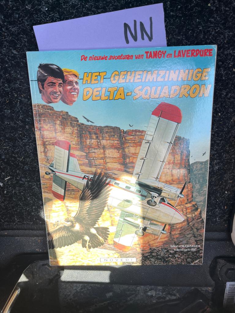 Tangy en Laverdure: Het Geheimzinnige Delta-Squadron, Eén stripboek, Ophalen of Verzenden, Zo goed als nieuw