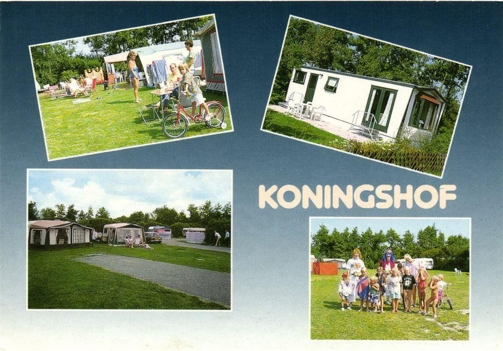 Koningshof - Rijnsburg - 4 afb - 1990 gelopen, Ophalen of Verzenden, 1980 tot heden, Gelopen, Zuid-Holland