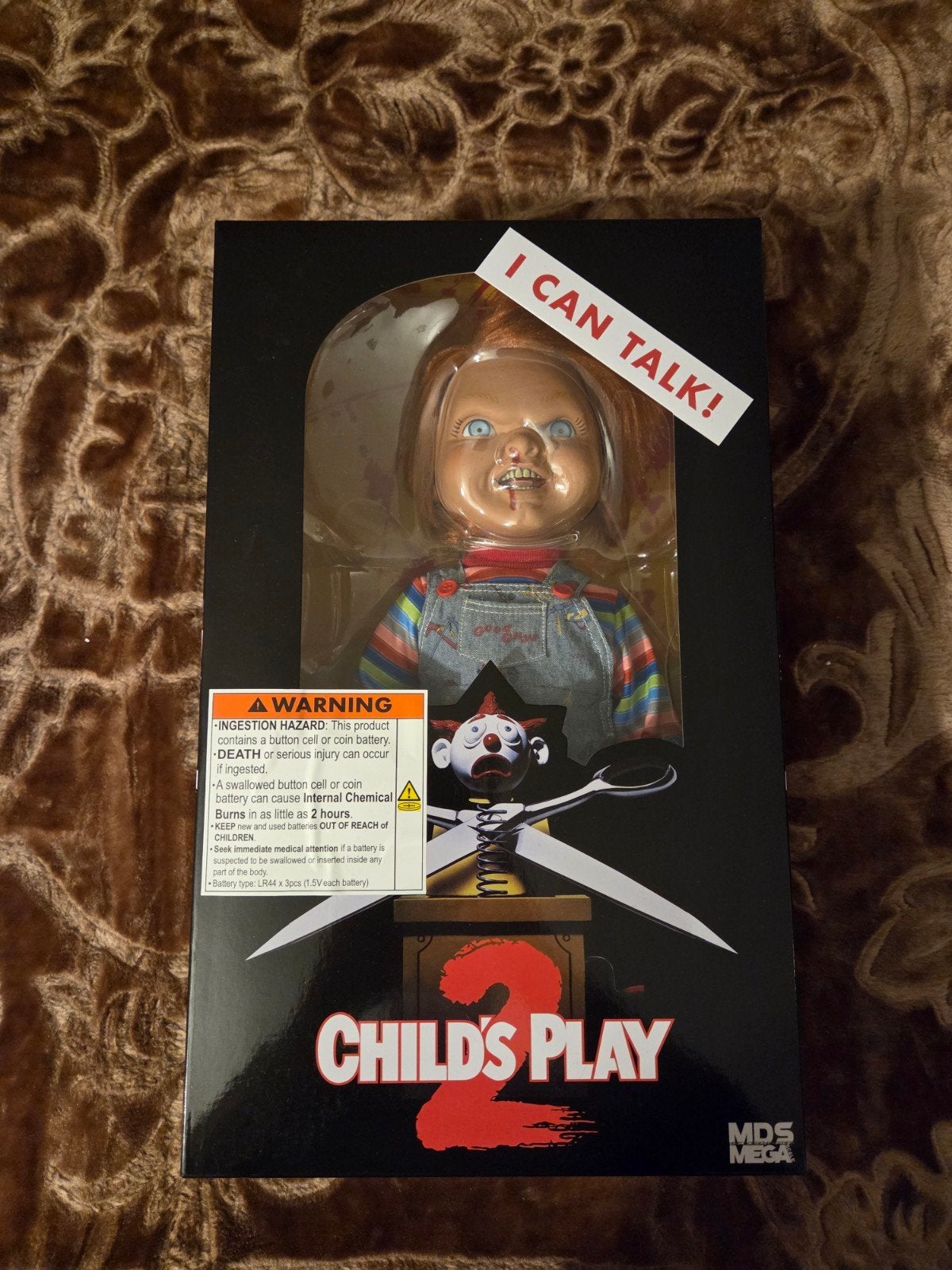 Nieuwe Chucky Child's Play 2 MDS Mega Scale figuur, Ophalen