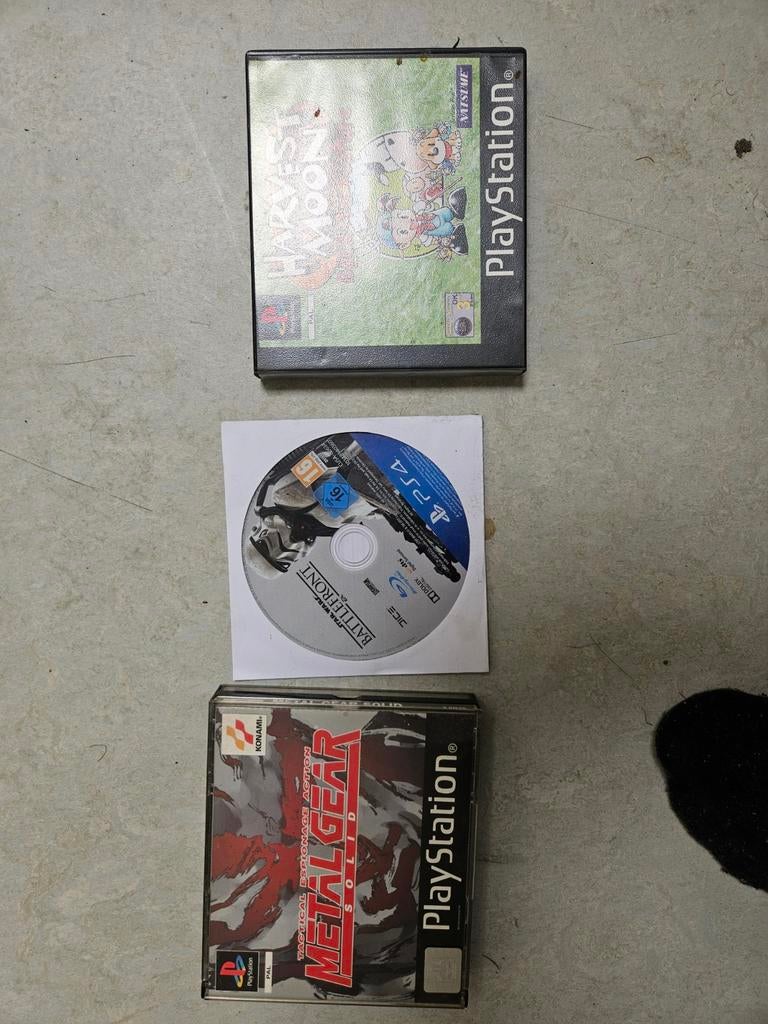 Zeldzame PlayStation Games: Metal Gear Solid & Harvest Moon, Spelcomputers en Games, Games | Sony PlayStation 1, Ophalen of Verzenden