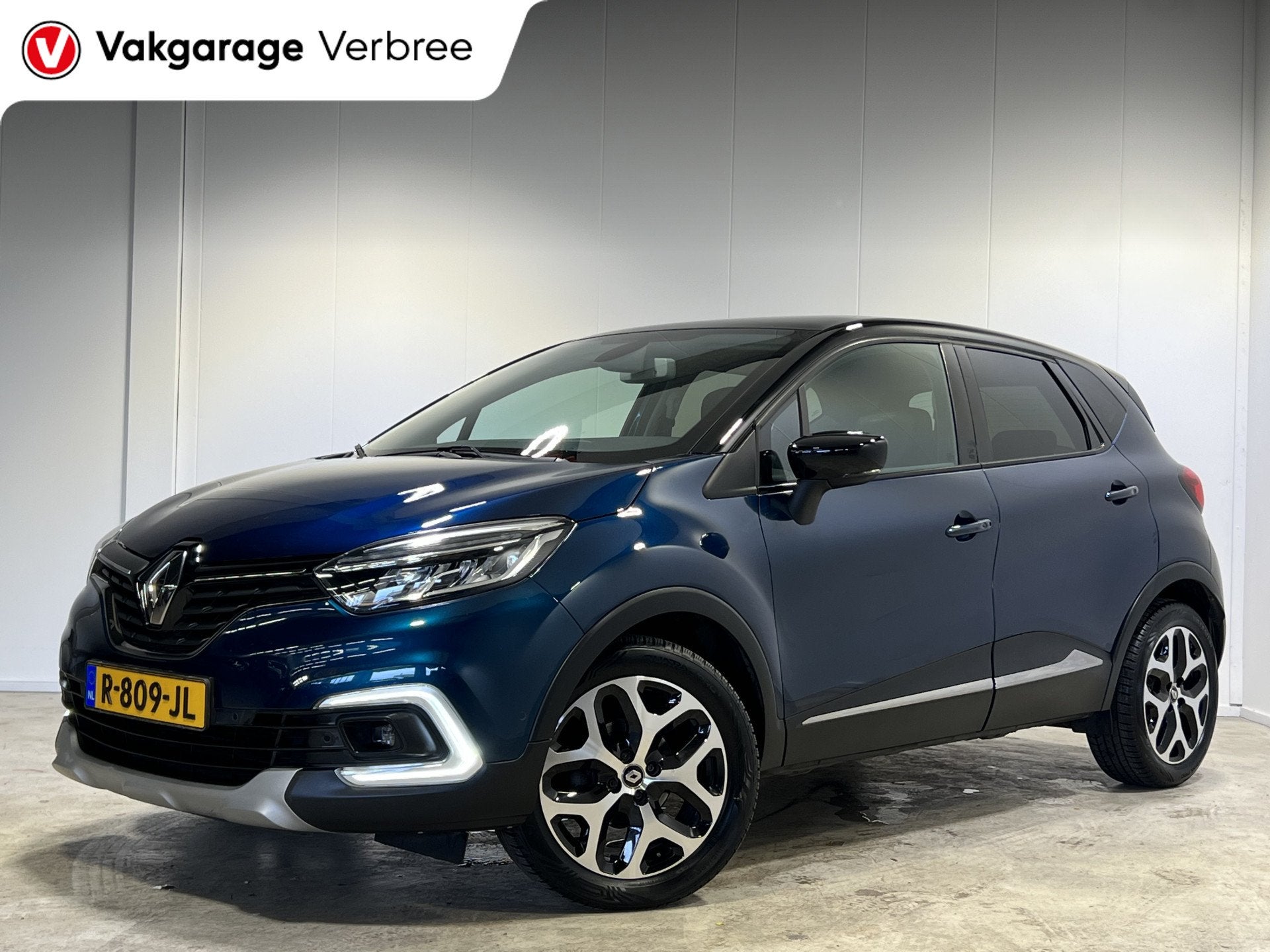 Renault Captur 0.9 TCe Intens | Navigatie/Android/Apple Carp, Auto's, Voorwielaandrijving, 898 cc, Gebruikt, Blauw