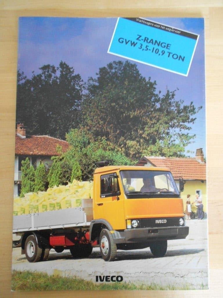 Iveco Z-Range Brochure 1984 - Zeta, Boeken, Iveco, Ophalen of Verzenden, Zo goed als nieuw, Overige merken