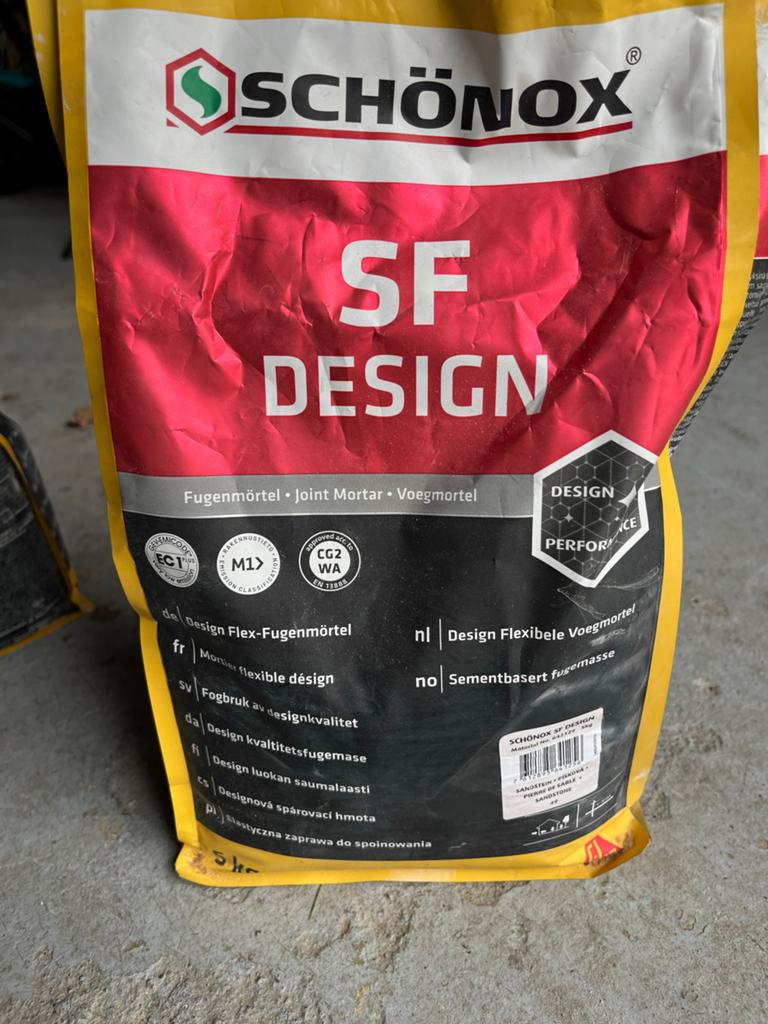SCHÖNOX SF DESIGN Flexibele Voegmortel Sandstone 5kg, Overige typen, Nieuw, 10 m² of meer, Overige materialen