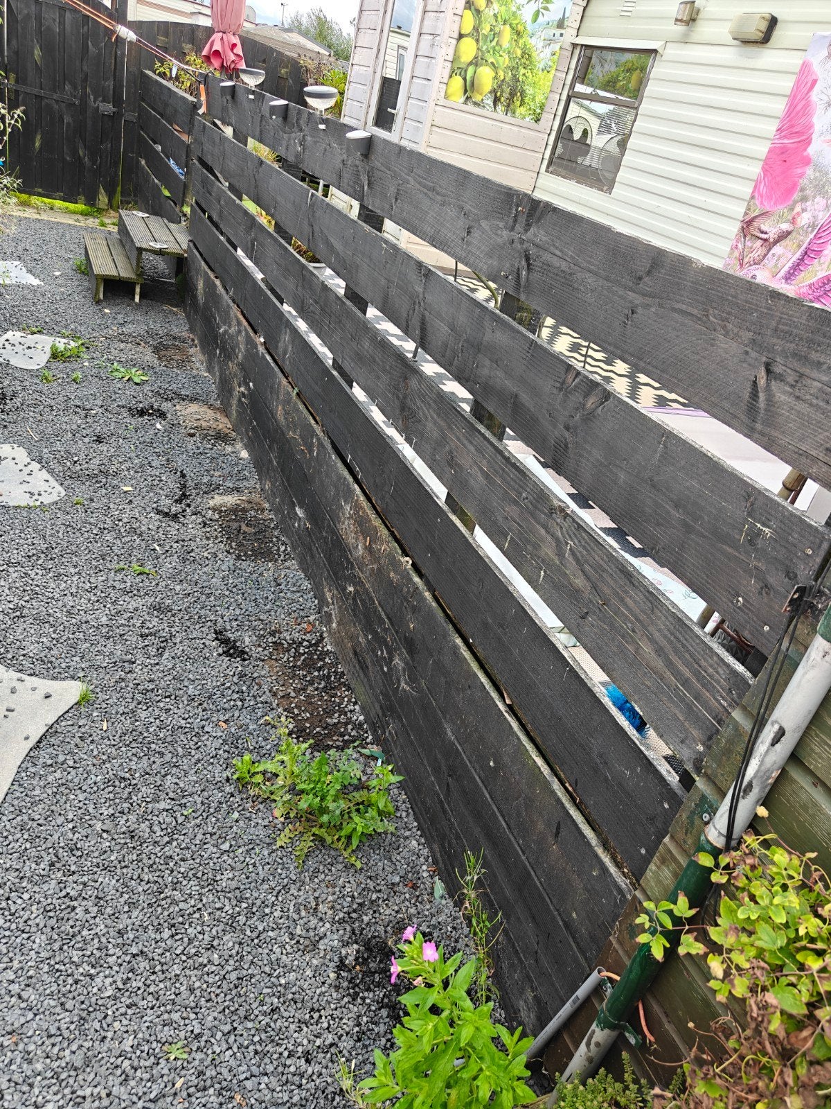 Zwart geverfde Douglas houten planken (diverse lengtes), Tuin en Terras, Ophalen
