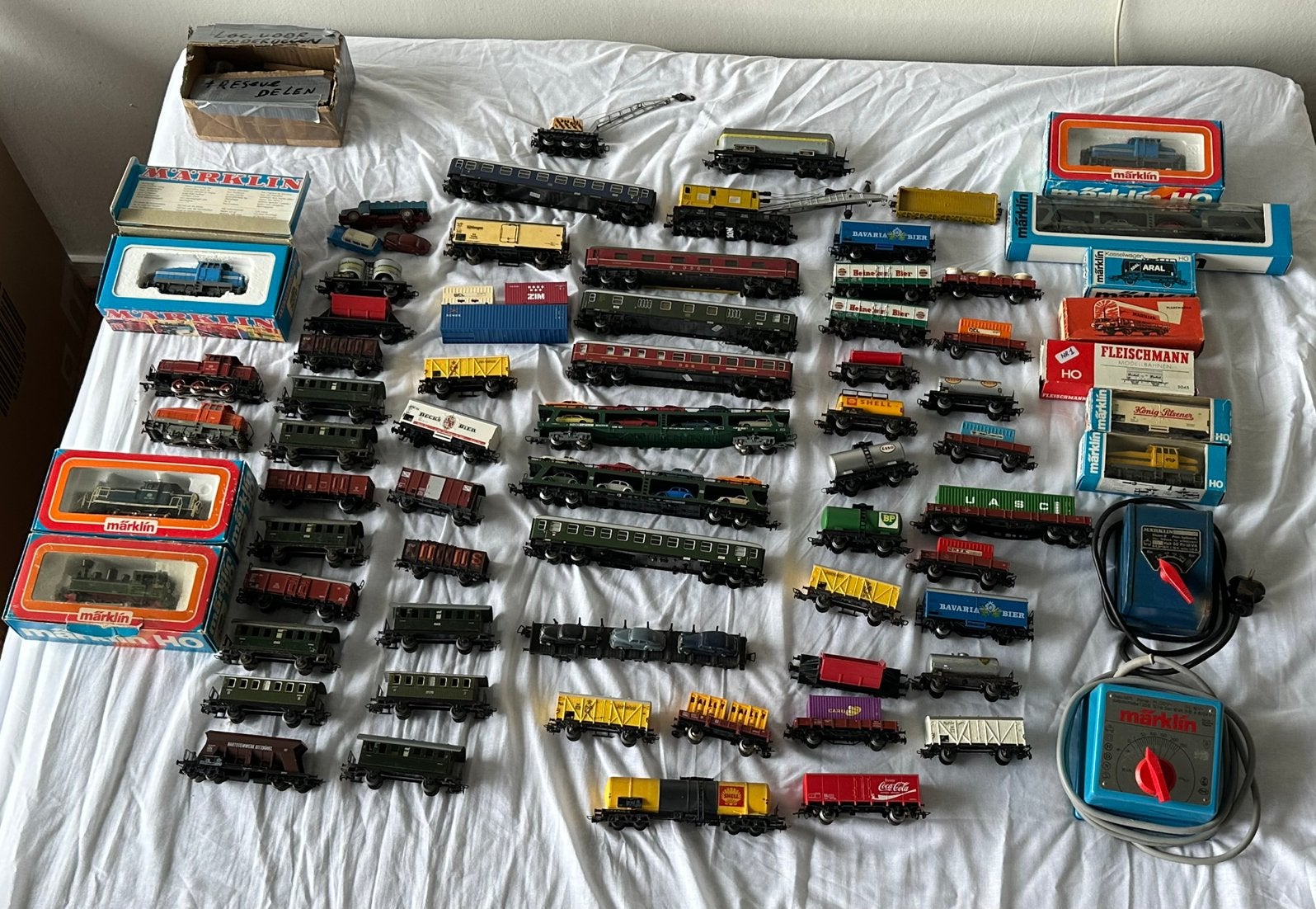 Grote verzameling modeltreinen Märklin H0, Hobby en Vrije tijd, Modeltreinen | H0, Ophalen, Wisselstroom, Gebruikt, Locomotief