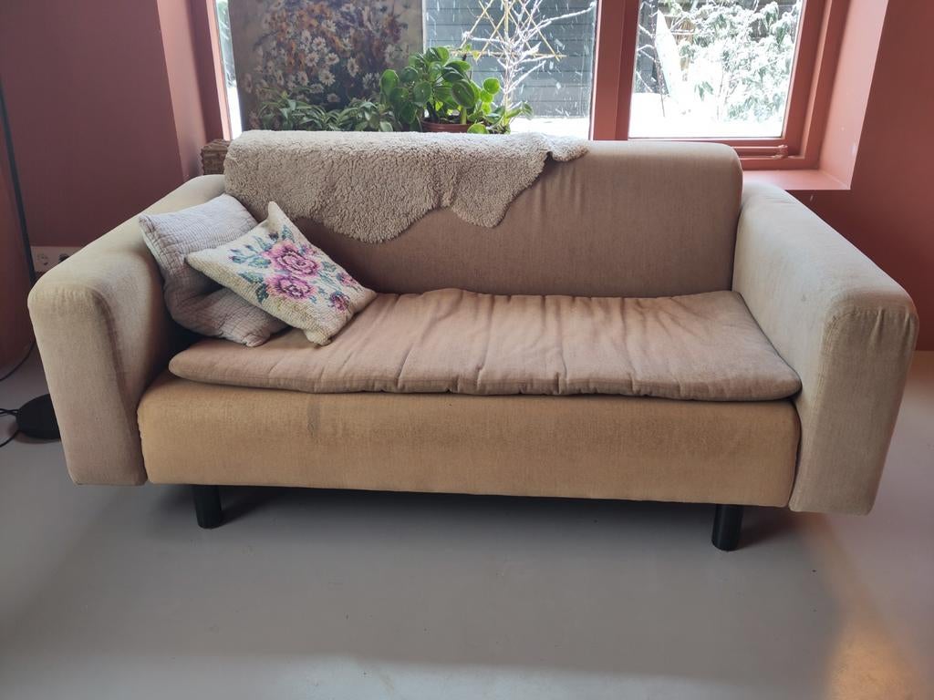 Vintage Gelderland bankje, Ophalen, Gebruikt, 150 tot 200 cm, Tweepersoons