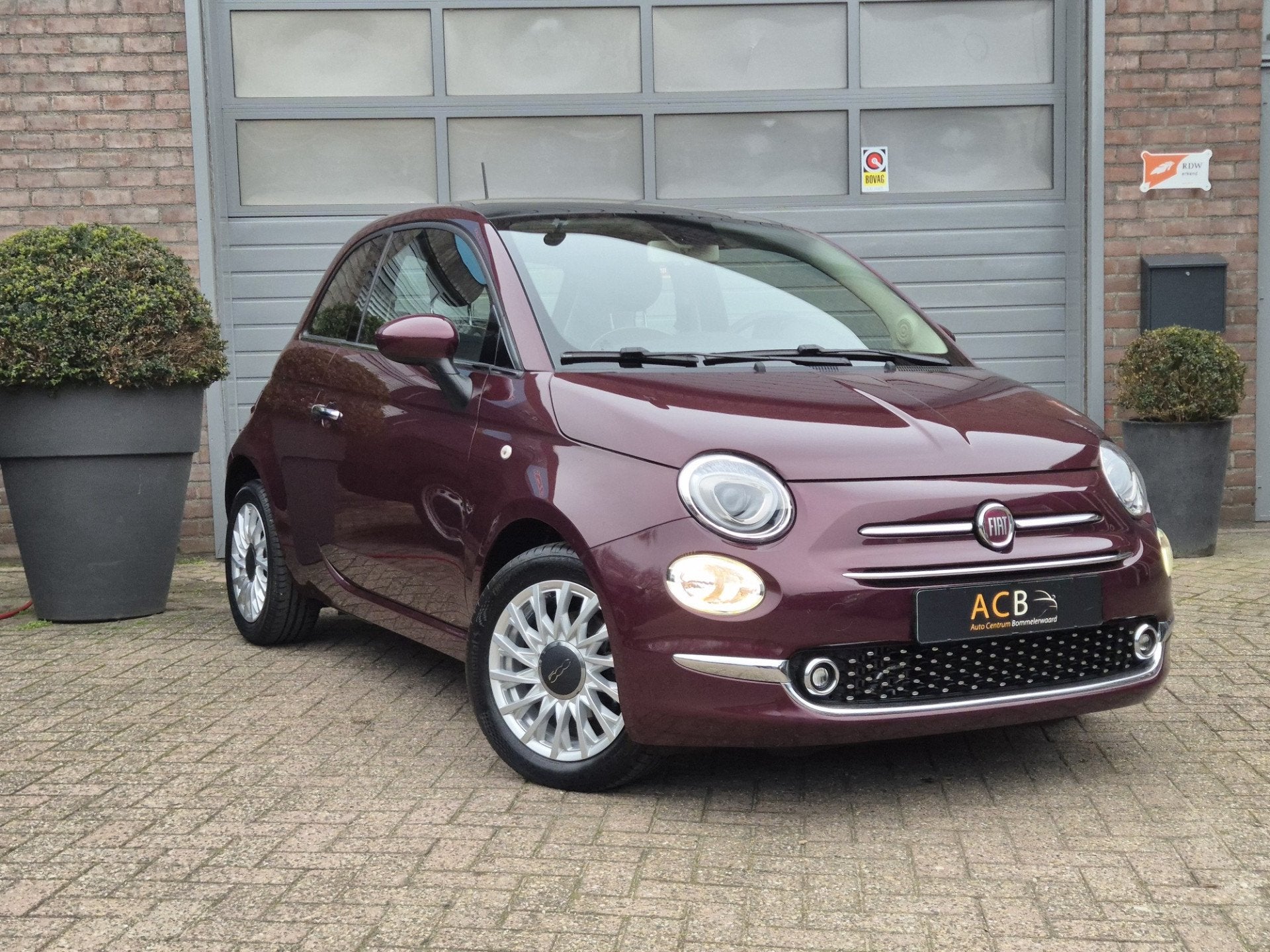 Fiat 500 0.9 TwinAir Turbo Lounge Panoramadak, Navigatie., Auto's, Fiat, Voorwielaandrijving, Euro 6, Origineel Nederlands, Bedrijf