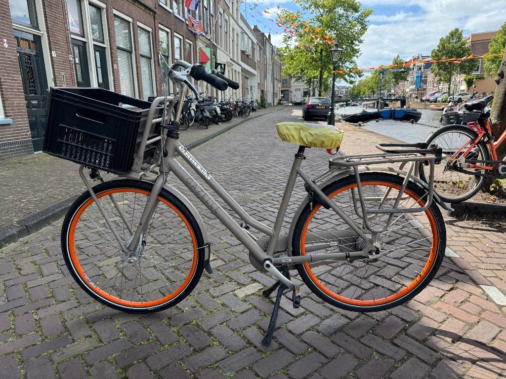 Gazelle Puur NL Transportfiets, 28 Zoll, 5 Versnellingen, Fietsen en Brommers, Fietsen | Dames | Damesfietsen, Ophalen, Gebruikt