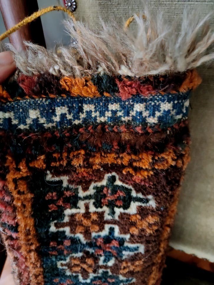 Antiek, wierook zak hang, Ophalen of Verzenden