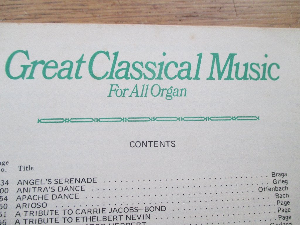 Great Classical Music For All Organ - Orgel/keyboard/accorde, Gebruikt, Klassiek, Ophalen of Verzenden, Thema