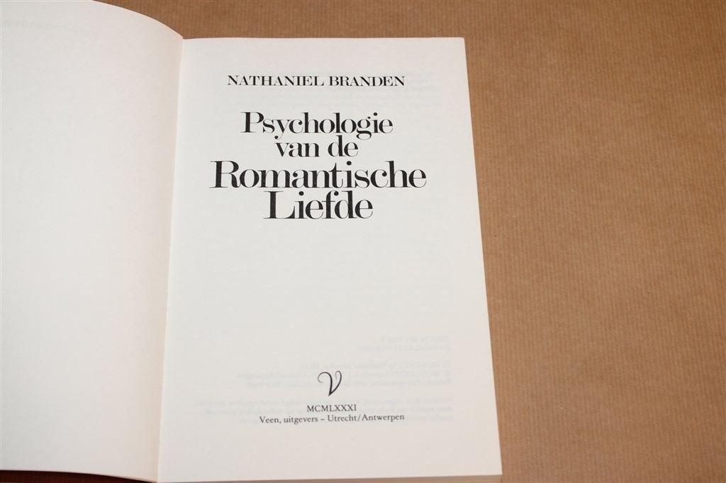 Psychologie van de Romantische Liefde — Branden 1981, Ophalen of Verzenden, Gelezen