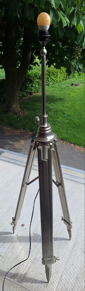 Tripod vloerlamp metaal., Ophalen, Minder dan 150 cm, Driepoot