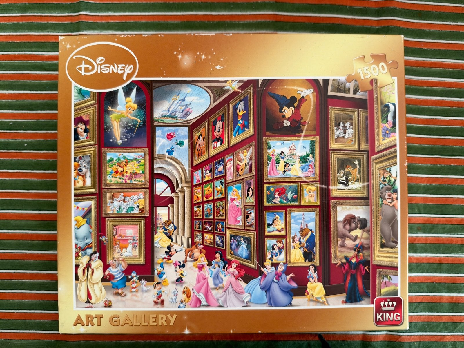 Disney Art Gallery Legpuzzel 1500 stukjes, Ophalen of Verzenden, Meer dan 50 stukjes, Gebruikt, 6 jaar of ouder