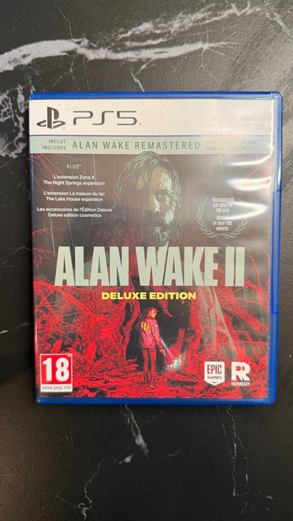 Alan Wake II Deluxe Edition (PS5) + Alan Wake I Remastered, Avontuur en Actie, Vanaf 18 jaar, 1 speler, Ophalen of Verzenden