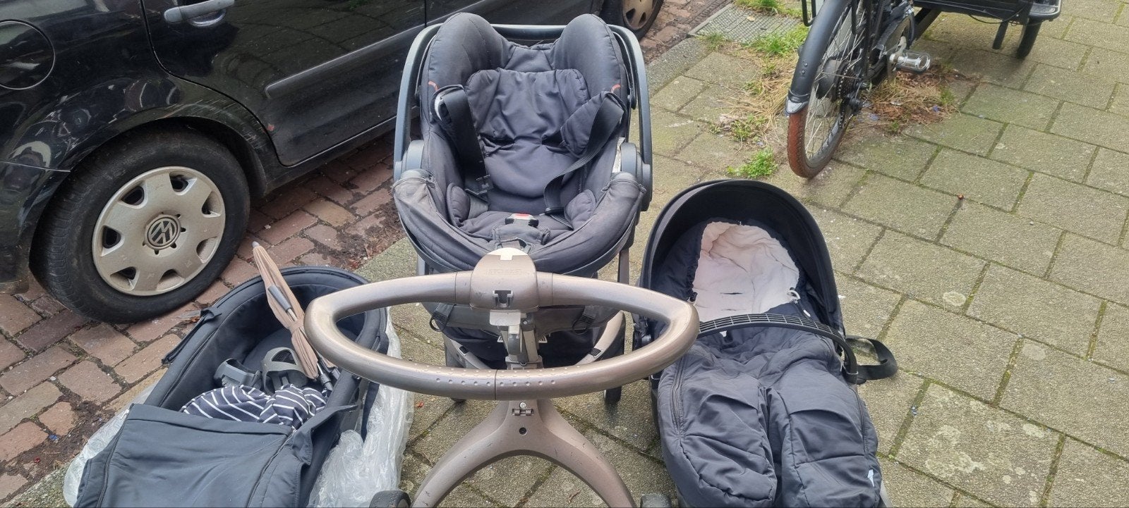 Stokke Xplory V6 Combiwagen met autostoel en reiswieg, Kinderen en Baby's, Ophalen of Verzenden