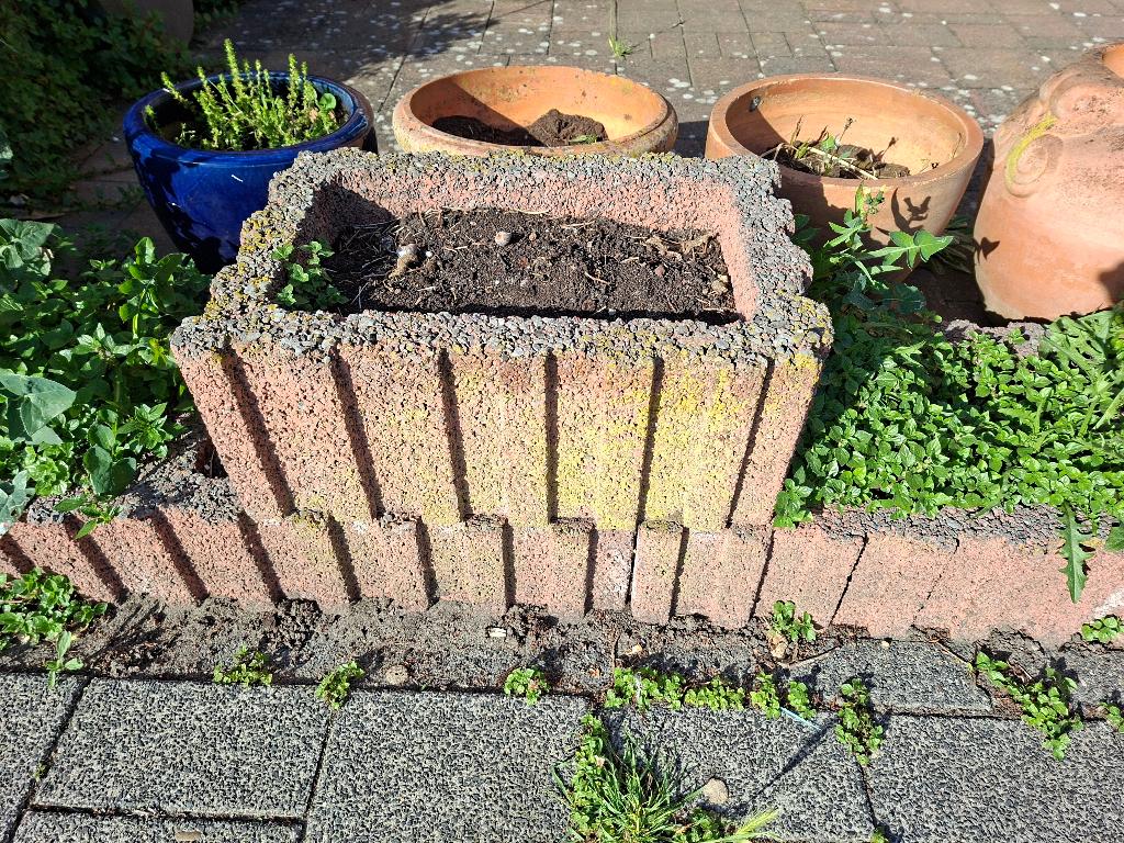 Plantenbakken, Tuin en Terras, Ophalen, Steen, Gebruikt, Minder dan 30 cm