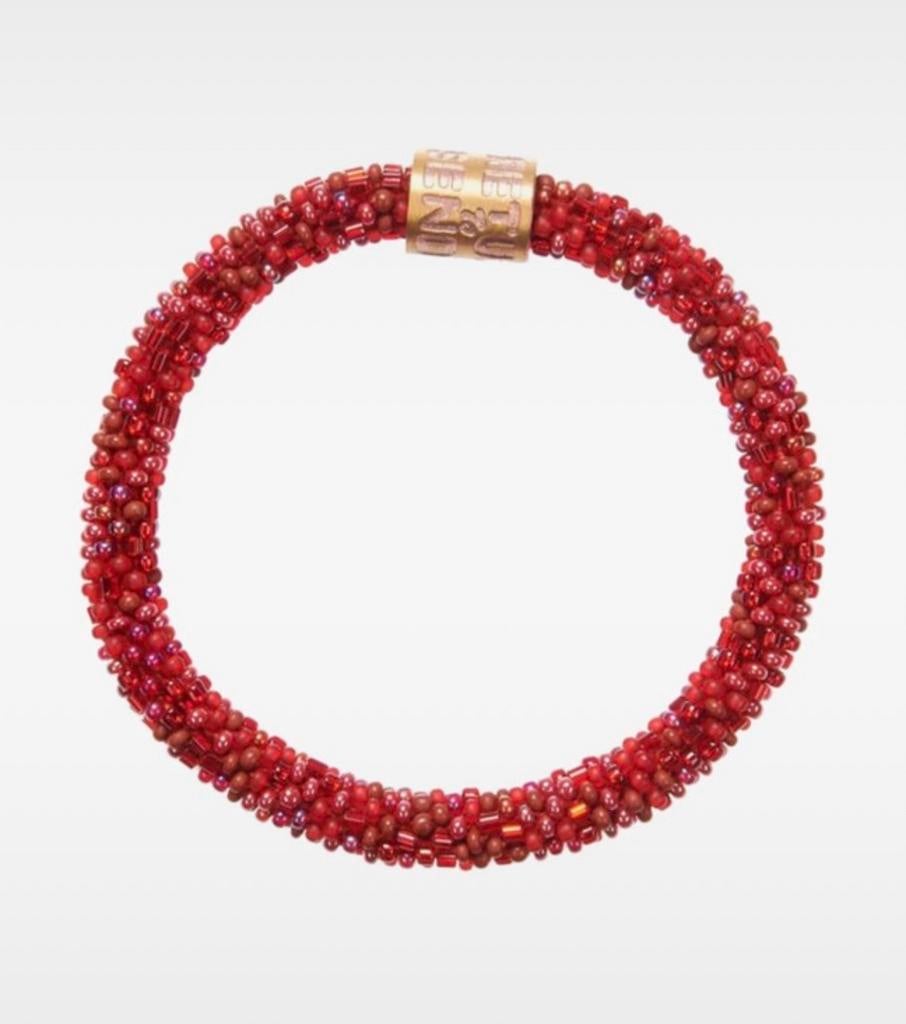 Return to Sender Armband - Rood met Gouden Sluiting, Overige materialen, Nieuw, Ophalen of Verzenden, Met bedels of kralen