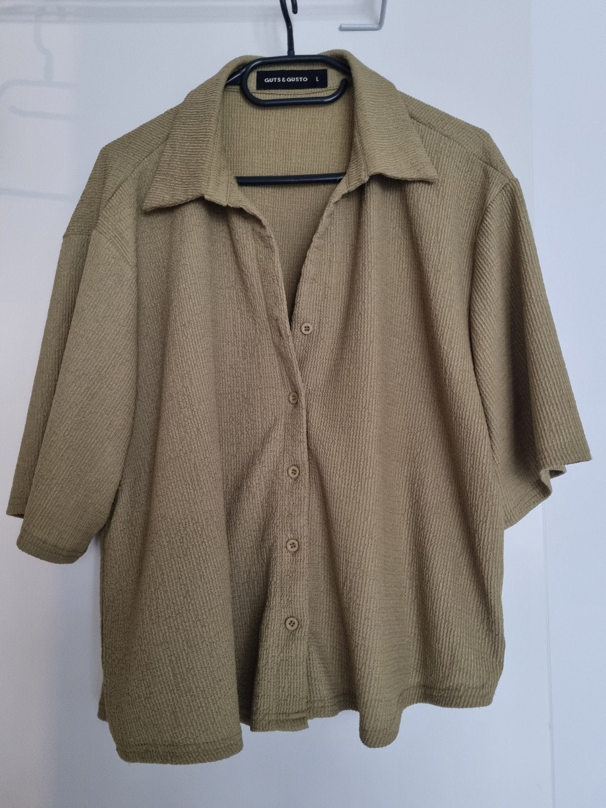 Groene blouse maat L, Guts & Gusto, Maat 42/44 (L), Ophalen of Verzenden, Zo goed als nieuw