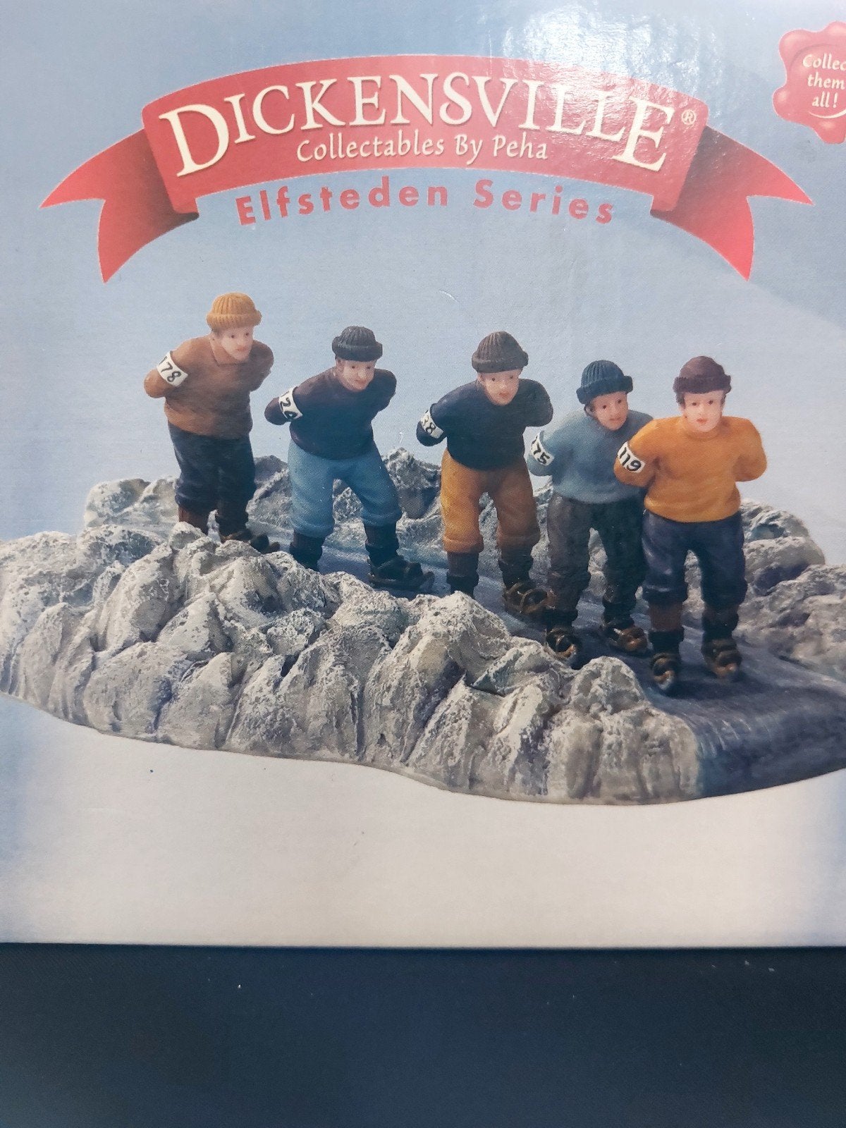 Dickensville Elfsteden Schaats Groep DV111222, Diversen, Kerst, Ophalen of Verzenden