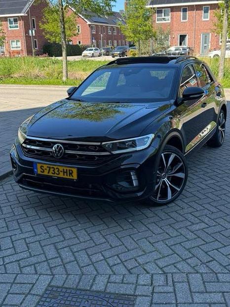 Volkswagen T-Roc 2.0 TSI 190pk 4Motion 7-DSG 2022 Zwart, Auto's, Automaat, 1984 cc, Alcantara, Zwart