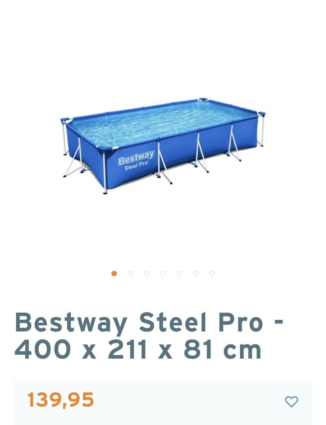 Zwembad 4x2M, Tuin en Terras, Zwembaden, 200 tot 300 cm, Zo goed als nieuw, Rechthoekig, Ophalen