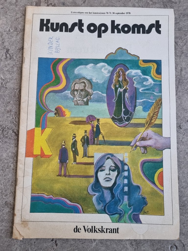 Kunst op komt, tijdschrift over kunstseizoen 1970-71, Verzamelen, Ophalen of Verzenden, 1960 tot 1980, Tijdschrift