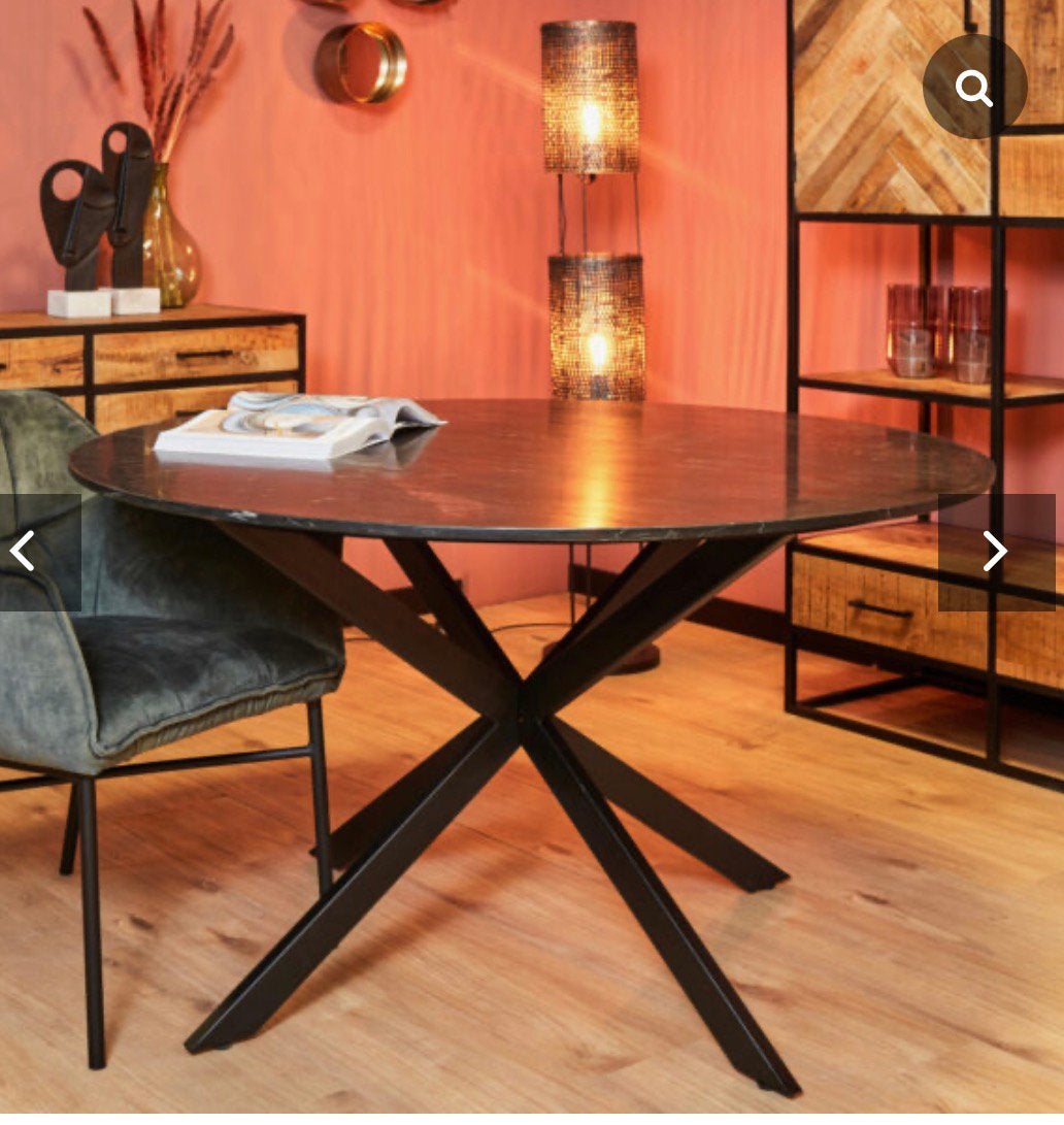 Marmer tafel 150cm, Ophalen, Overige materialen, Outletliving7@gmail.com, Nieuw