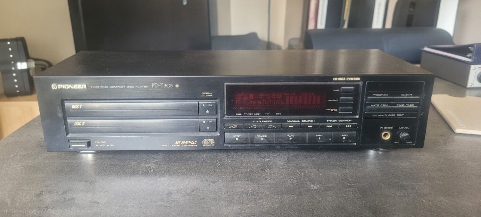 Pioneer PD-T305 CD-speler, Audio, Tv en Foto, Ophalen of Verzenden, Gebruikt, Pioneer, Wisselaar