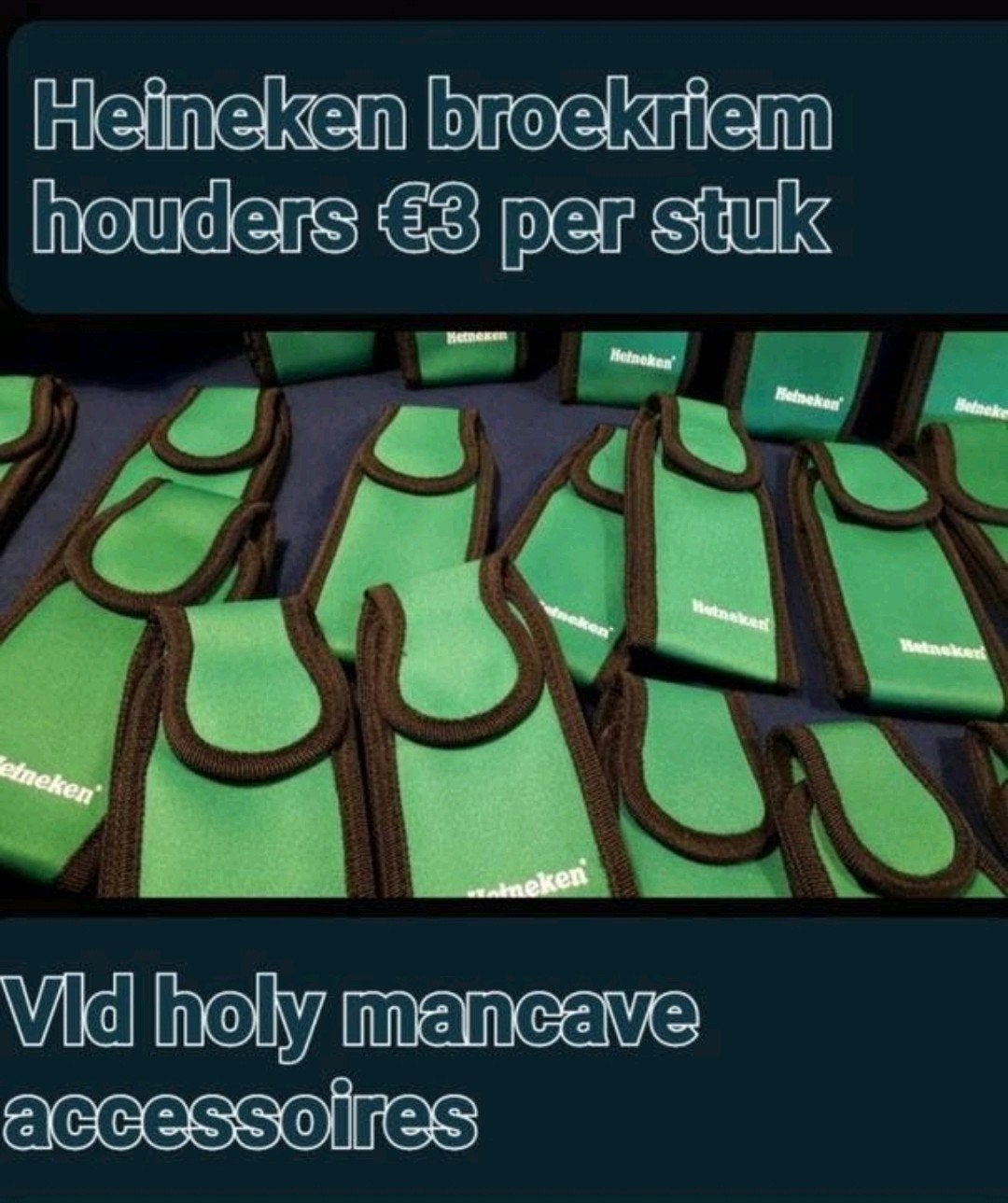 Heineken broekriem houders. €3 per stuk, Ophalen of Verzenden, Nieuw, Heineken