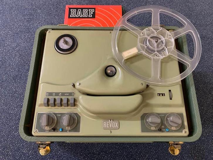 Revox 0 36 bandrecorder in originele koffer met tape, Ophalen of Verzenden, Bandrecorder, Met banden