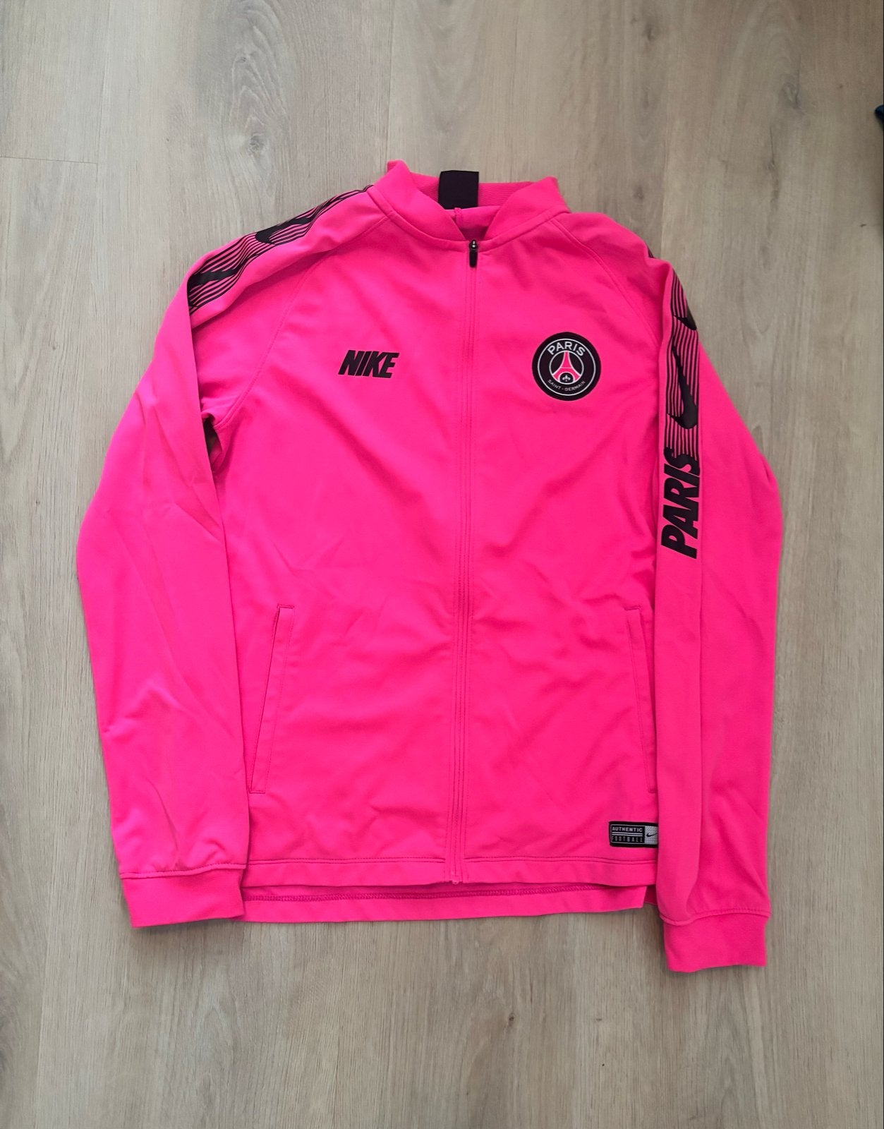 Gaaf fel roze Paris Saint-Germain vest Nike Dri-FIT, Verzenden, Zo goed als nieuw