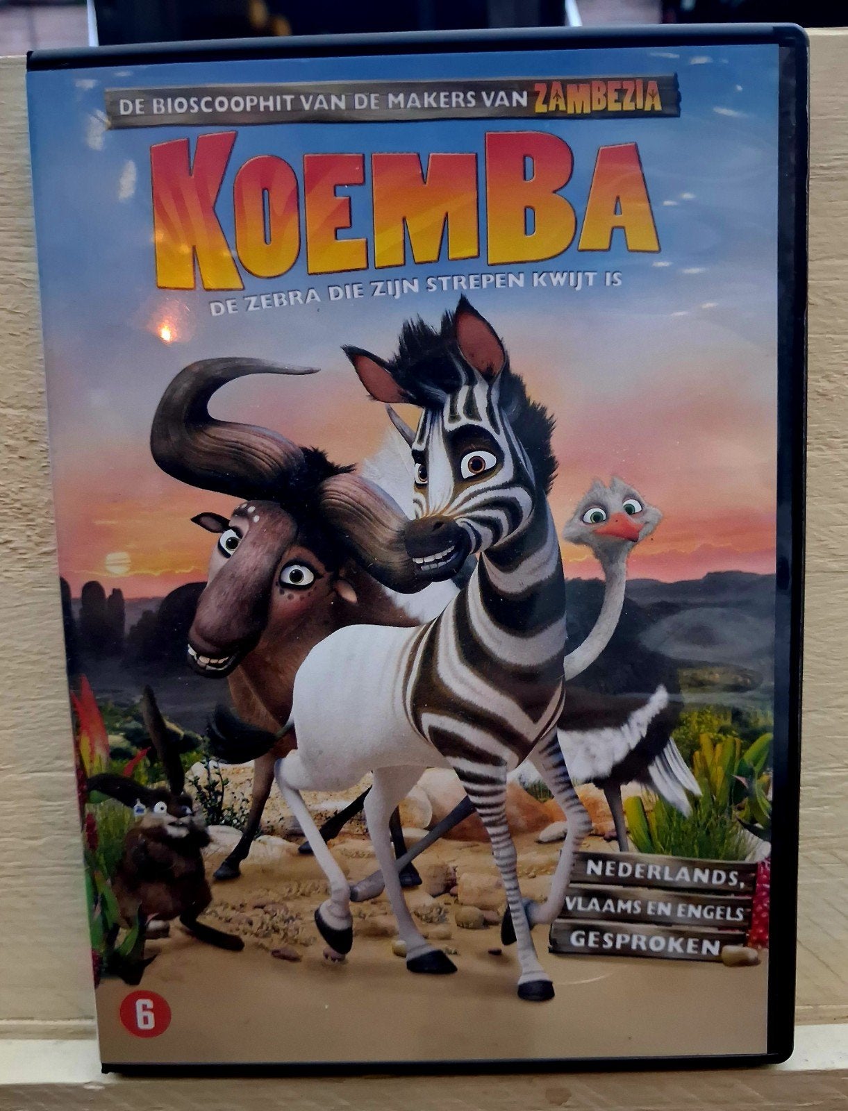 Koemba: De Zebra Die Zijn Strepen Kwijt Is (DVD), Gebruikt, Animatie, Nederlands, Vanaf 6 jaar