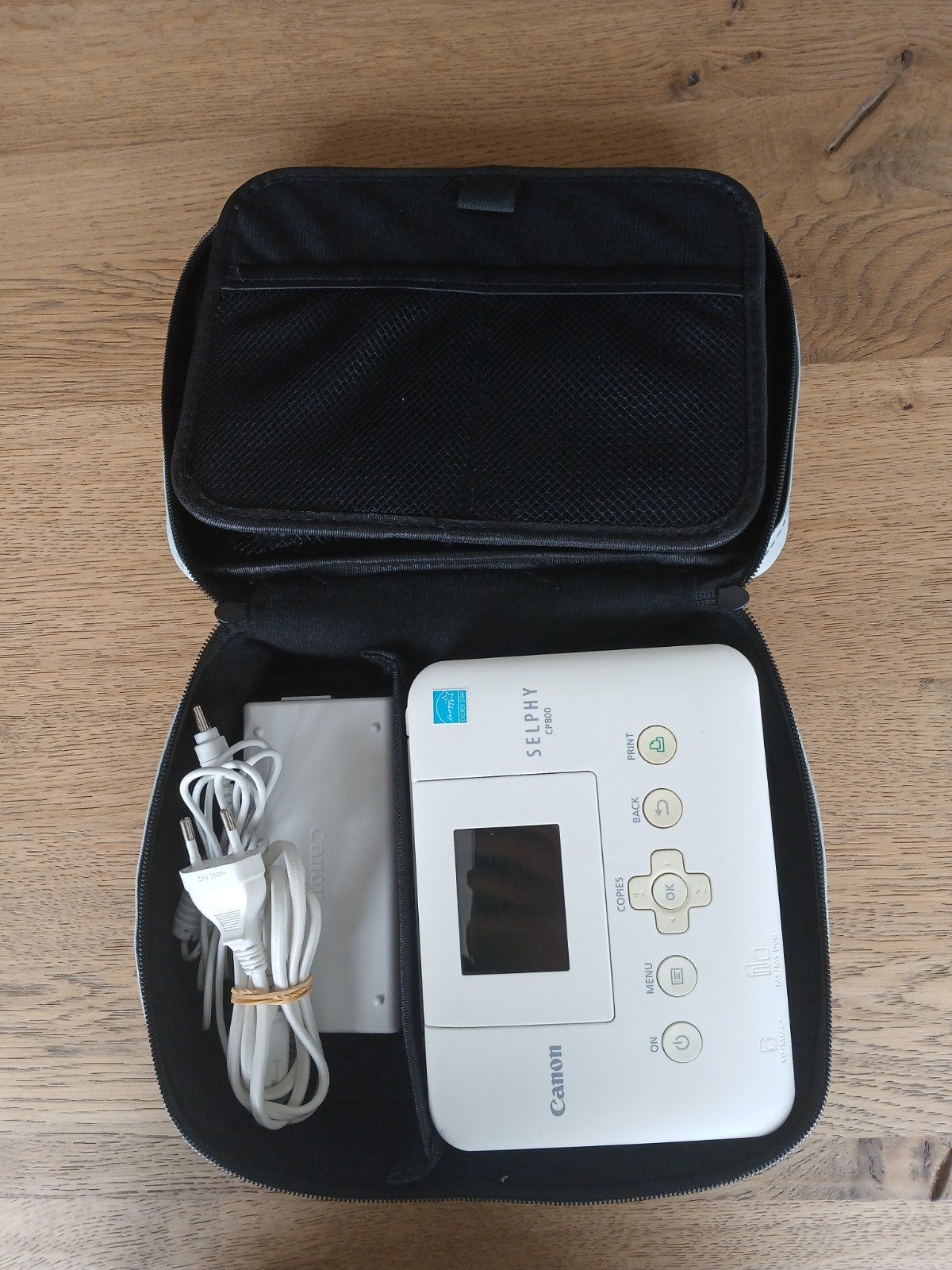 Canon Selphy CP800 fotoprinter met tas en accessoires, Computers en Software, Printers, Ophalen of Verzenden, Fotoprinter